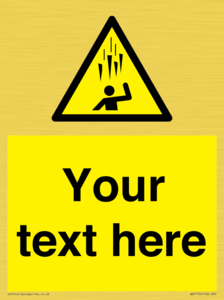 Custom Falling Ice sign